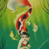 Mermaid Coy Fish Diamond Painting