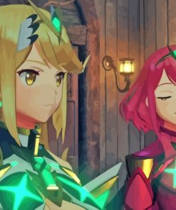 Mythra And Pyra Characters Diamond Painting