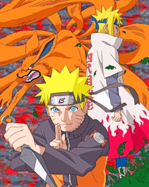 Naruto And Minato Diamond Painting