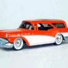 Orange 1957 Buick Diamond Painting