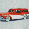 Orange 1957 Buick Diamond Painting