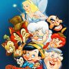 Pinocchio Characters Diamond Painting