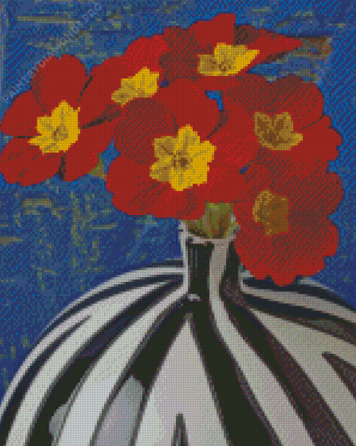 Primrose Flowers Diamond Painting