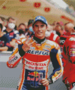 Racer Marc Marquez Diamond Painting