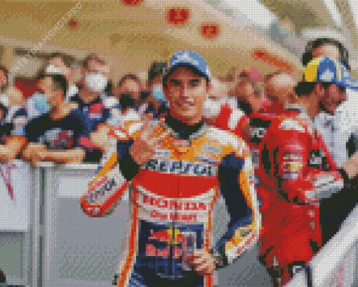 Racer Marc Marquez Diamond Painting