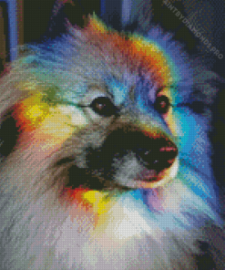 Rainbow Dog Diamond Painting