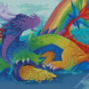 Rainbow Dragon Diamond Painting