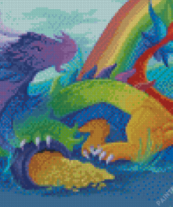 Rainbow Dragon Diamond Painting