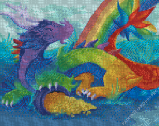 Rainbow Dragon Diamond Painting