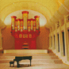 Red Pipe Organ Diamond Painting