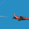 Red Arrows Jet Diamond Painting