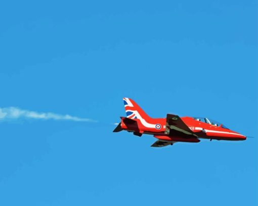 Red Arrows Jet Diamond Painting