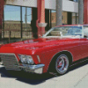 Red Lowrider Cars Diamond Painting