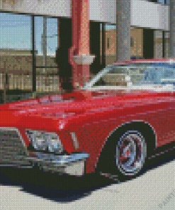 Red Lowrider Cars Diamond Painting