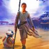 Rey Star Wars Movie Diamond Painting