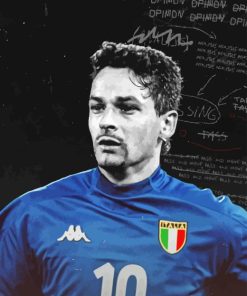 Roberto Baggio Diamond Painting