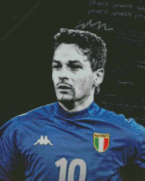 Roberto Baggio Diamond Painting