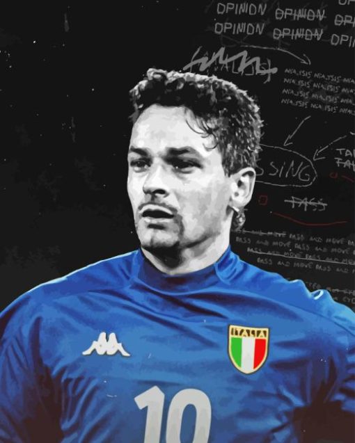 Roberto Baggio Diamond Painting