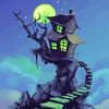 Scary Haunted House Diamond Painting