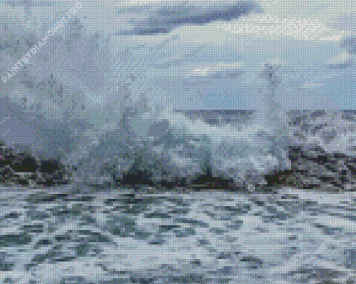 Sea Storm Diamond Painting