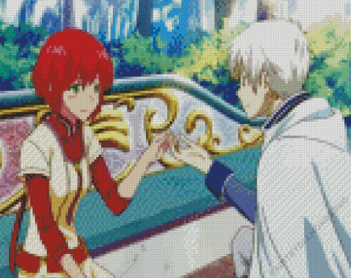 Shirayuki And Zen Diamond Painting