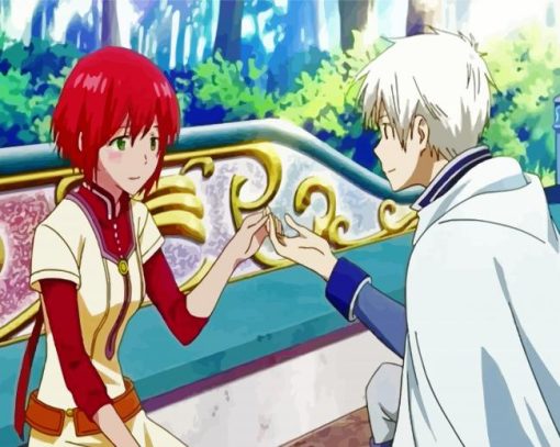 Shirayuki And Zen Diamond Painting