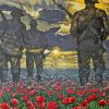 Soldiers And Poppies Diamond Painting