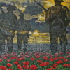 Soldiers And Poppies Diamond Painting