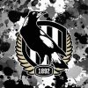 Splatter Collingwood Fc Logo Diamond Painting