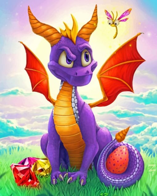 Spyro The Dragon Diamond Painting