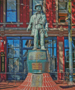 Statue Of John Deighton Diamond Painting