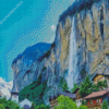 Staubbach Waterfall Diamond Painting