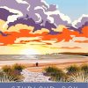 Studland Beach Poster Diamond Painting