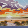 Studland Beach Poster Diamond Painting