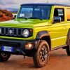 Suzuki Jimny At Beach Diamond Painting