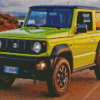 Suzuki Jimny At Beach Diamond Painting