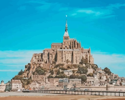 The Mont Saint Michel Diamond Painting