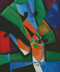 The Smoker By Juan Gris Diamond Painting