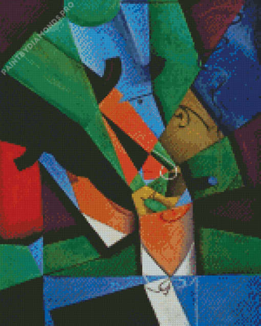 The Smoker By Juan Gris Diamond Painting