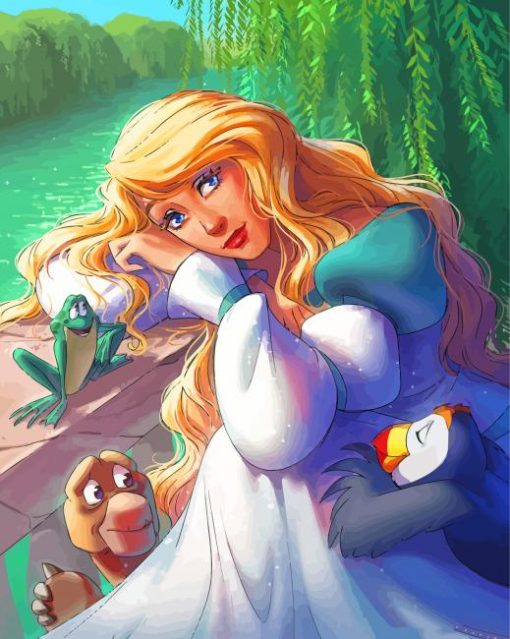 The Swan Princess Diamond Painting