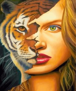 Tiger Lady Diamond Painting