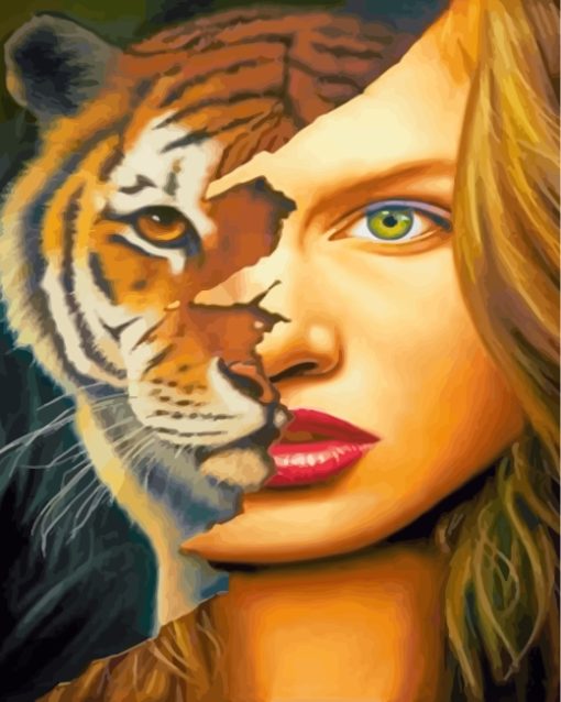 Tiger Lady Diamond Painting