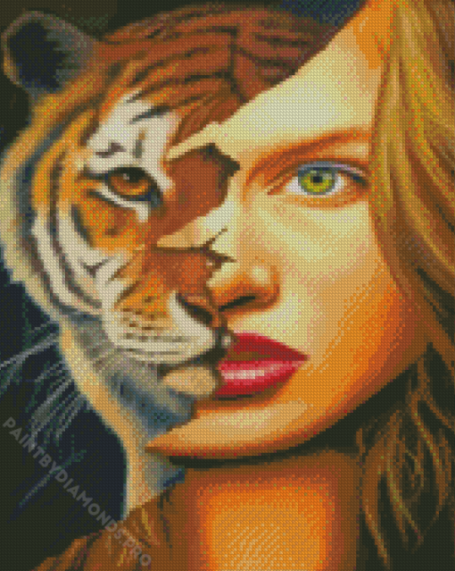 Tiger Lady Diamond Painting