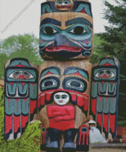 Totem Pole Diamond Painting