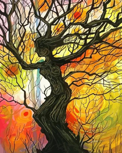 Tree Of Life Woman Diamond Painting