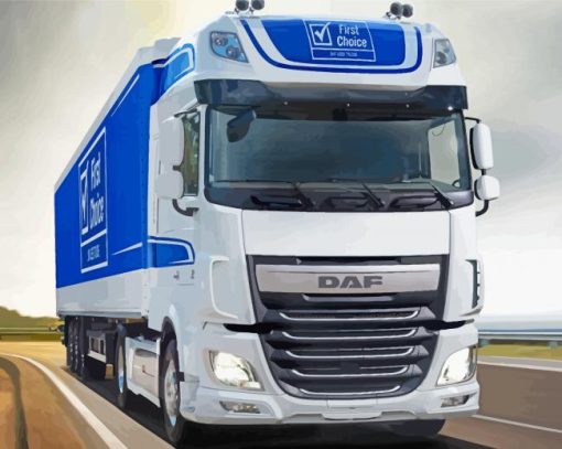 Trucks Daf Diamond Painting