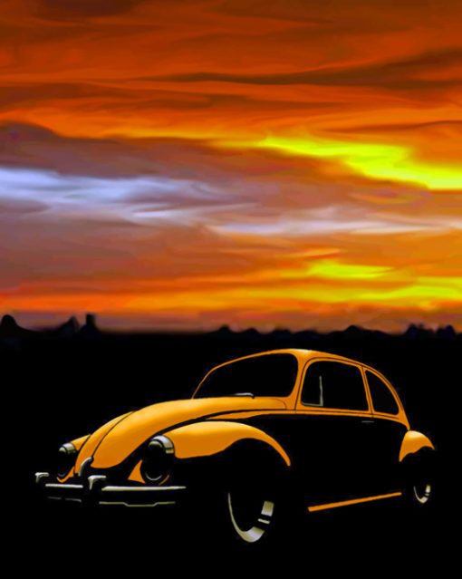 Volkswagen Beetle Diamond Painting