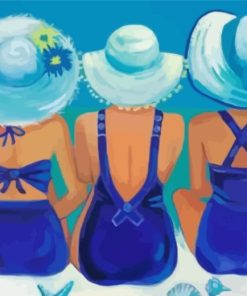 Women On The Beach Diamond Painting