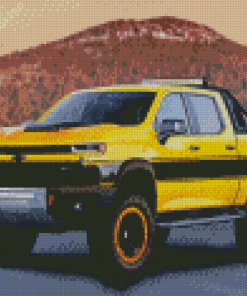 Yellow Chevy Diamond Painting