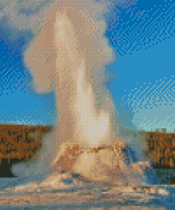 Yellowstone Geyser Diamond Painting